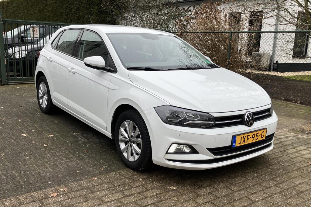 Volkswagen POLO 1.0 TSI Highline Navi, Carplay, L.M velgen P, Voorwielaandrijving, Gebruikt, Wit, Bedrijf