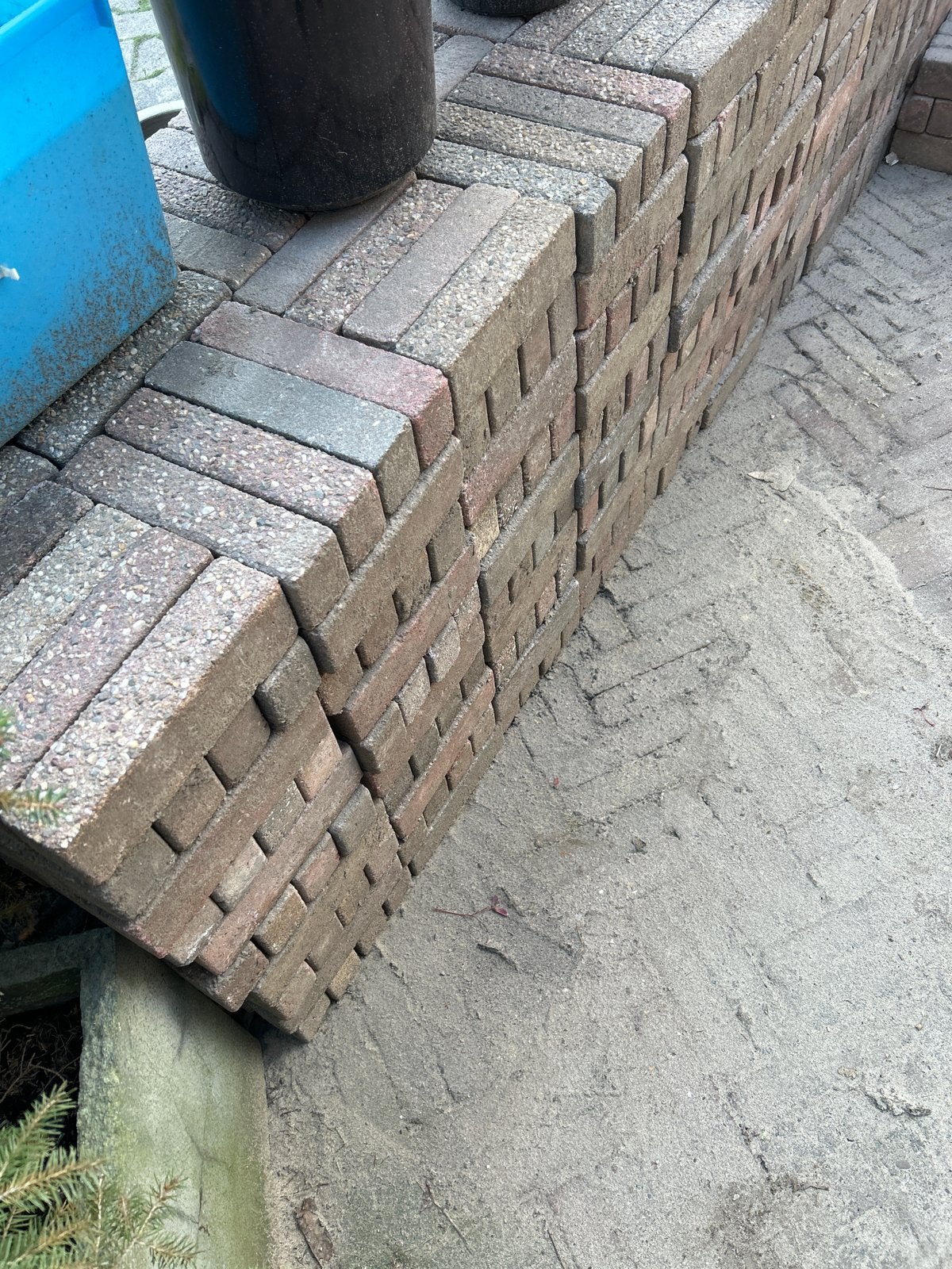 Gratis af te halen, gebruikte waaltjes ong 8 m2, Ophalen, Overige materialen, Gebruikt, 20 tot 40 cm