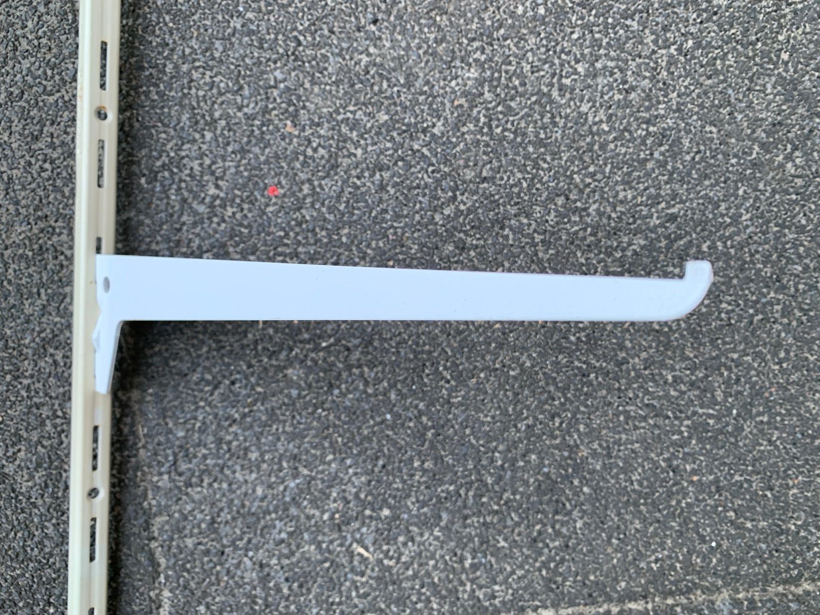 Stelling plankdragers F systeem 30 cm wit en beige, Ophalen, Gebruikt