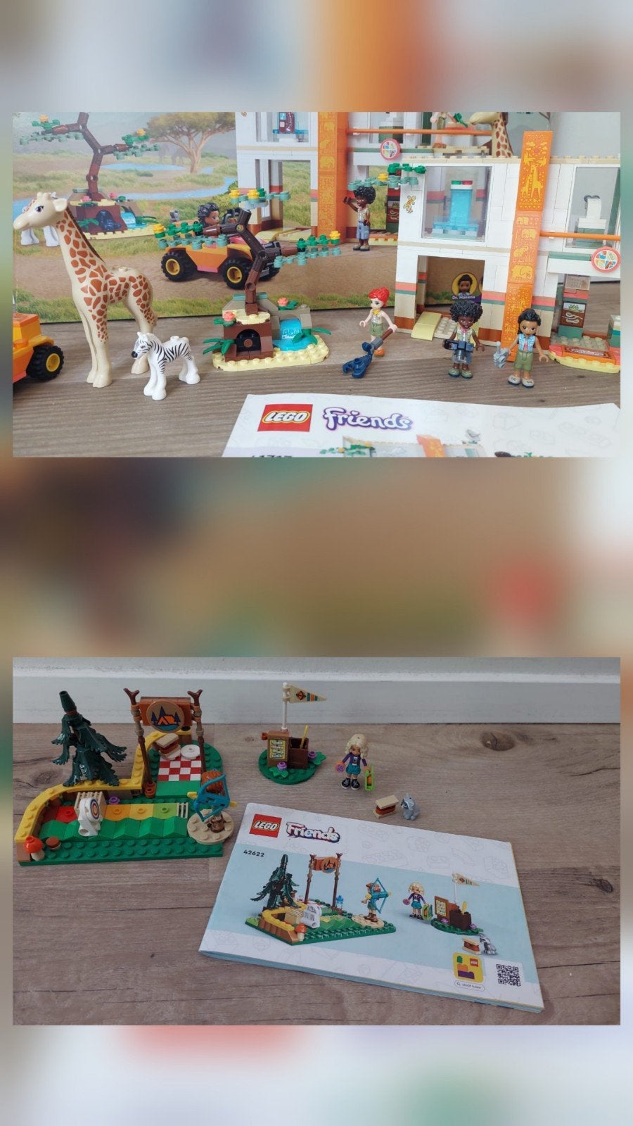 Lego friends sets 41717 en 42622, Ophalen of Verzenden, Gebruikt, Lego, Friends