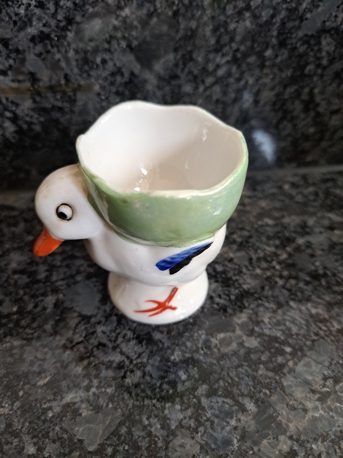 Vintage eierdopje in de vorm van een eendje, Ophalen of Verzenden