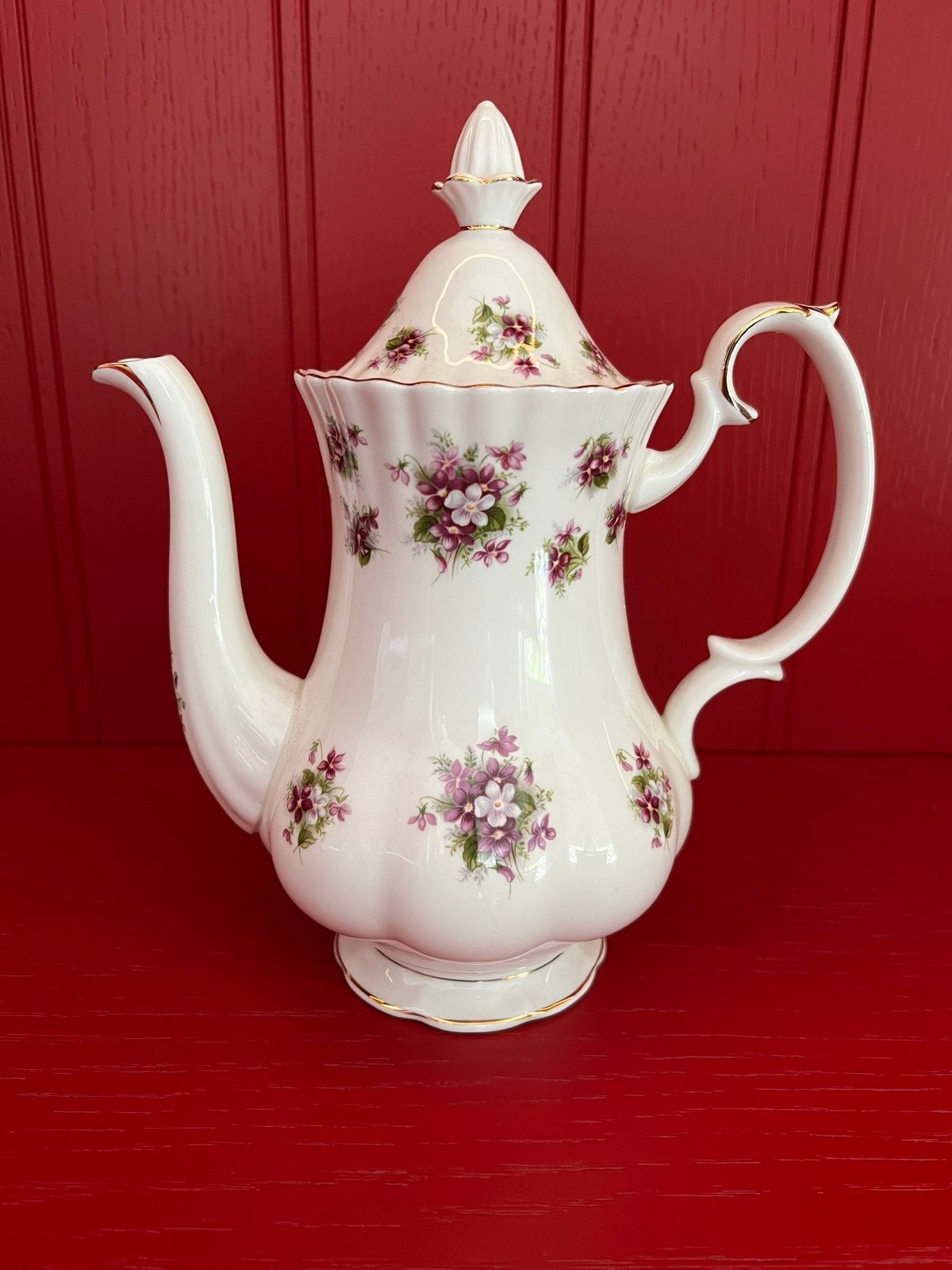 Royal albert “Sweet violets” koffiepot, Ophalen