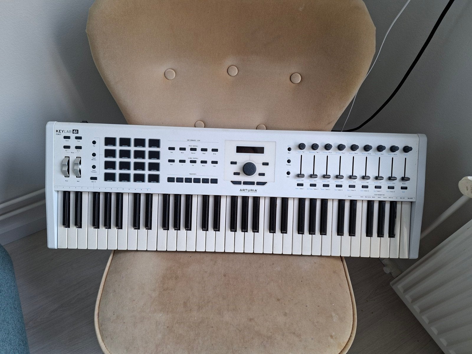 Arturia KeyLab 61 mkII MIDI Controller Keyboard, Muziek en Instrumenten, Keyboards, Overige merken, 61 toetsen, Ophalen of Verzenden