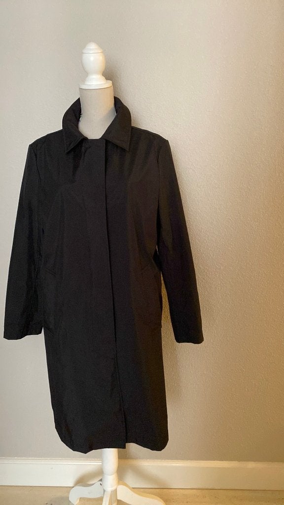 Regenjas Maat 42 ZWART MERK L.O.G.G. Wind en waterdicht, Kleding | Dames, Zwart, Maat 42/44 (L), Ophalen of Verzenden, Zo goed als nieuw