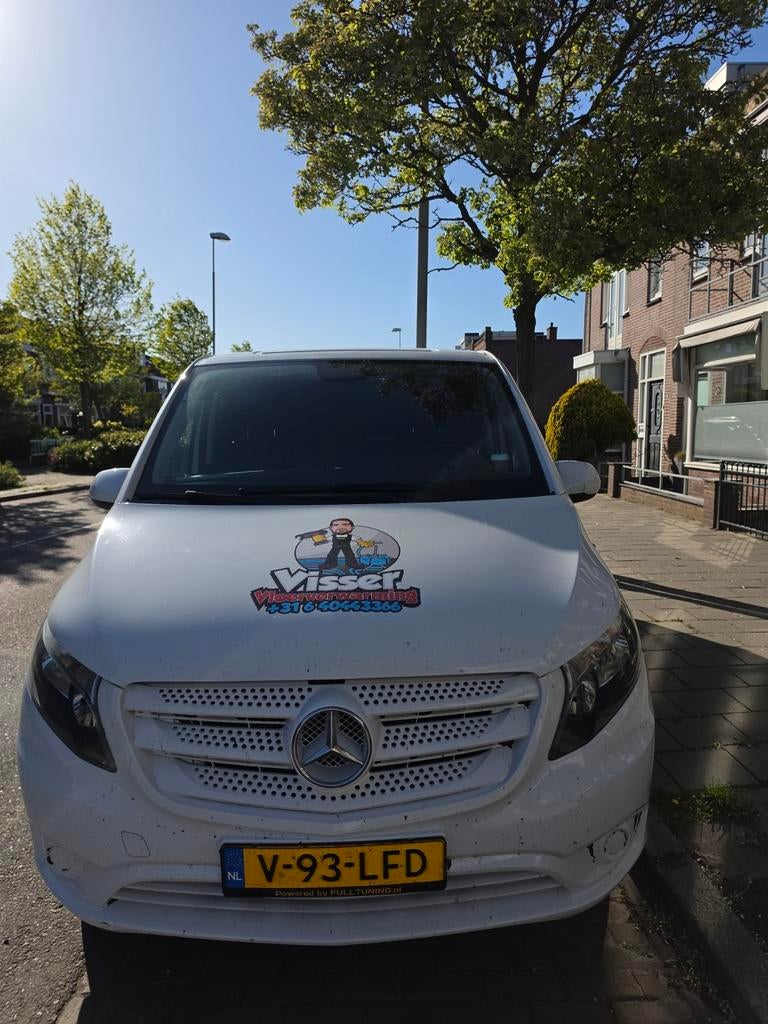 Te Koop Mercedes Vito bj 2019 114 CDI met km 148000, Automaat, Euro 6, Wit, Mercedes-Benz