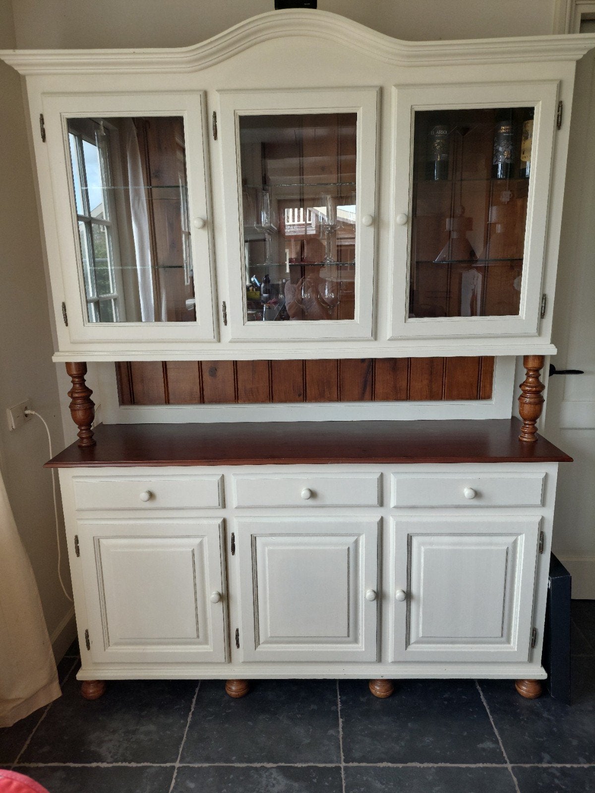 Buffet kast grenen, Ophalen, Gebruikt, 200 cm of meer, 200 cm of meer