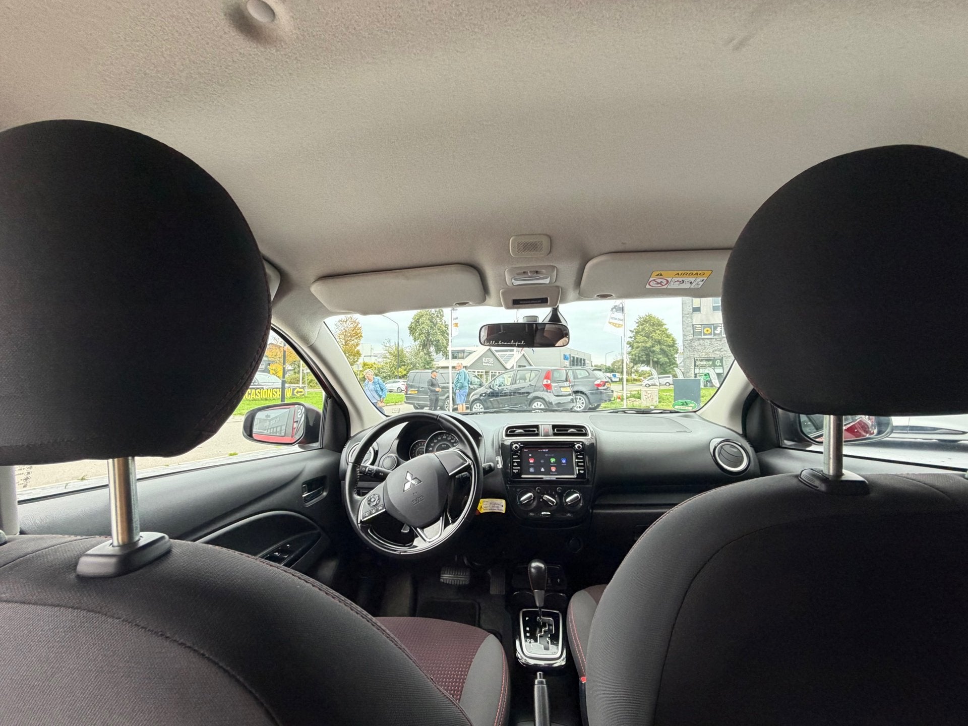Mitsubishi Space Star 1.2 Advance/Automaat/airco/Carplay/Sto, Dealer onderhouden, Gebruikt, Bedrijf, Verwarmde buitenspiegels