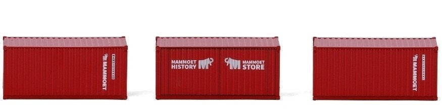 CONTAINER SET MAMMOET, Hobby en Vrije tijd, Overige merken, ., Ophalen of Verzenden, Bus of Vrachtwagen