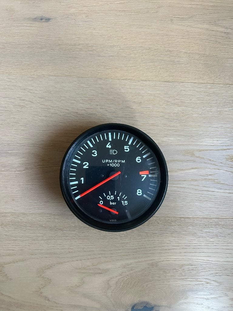 Originele VDO toerenteller Porsche 911 930 Turbo 3.0 1977, Ophalen of Verzenden, Gebruikt, Porsche