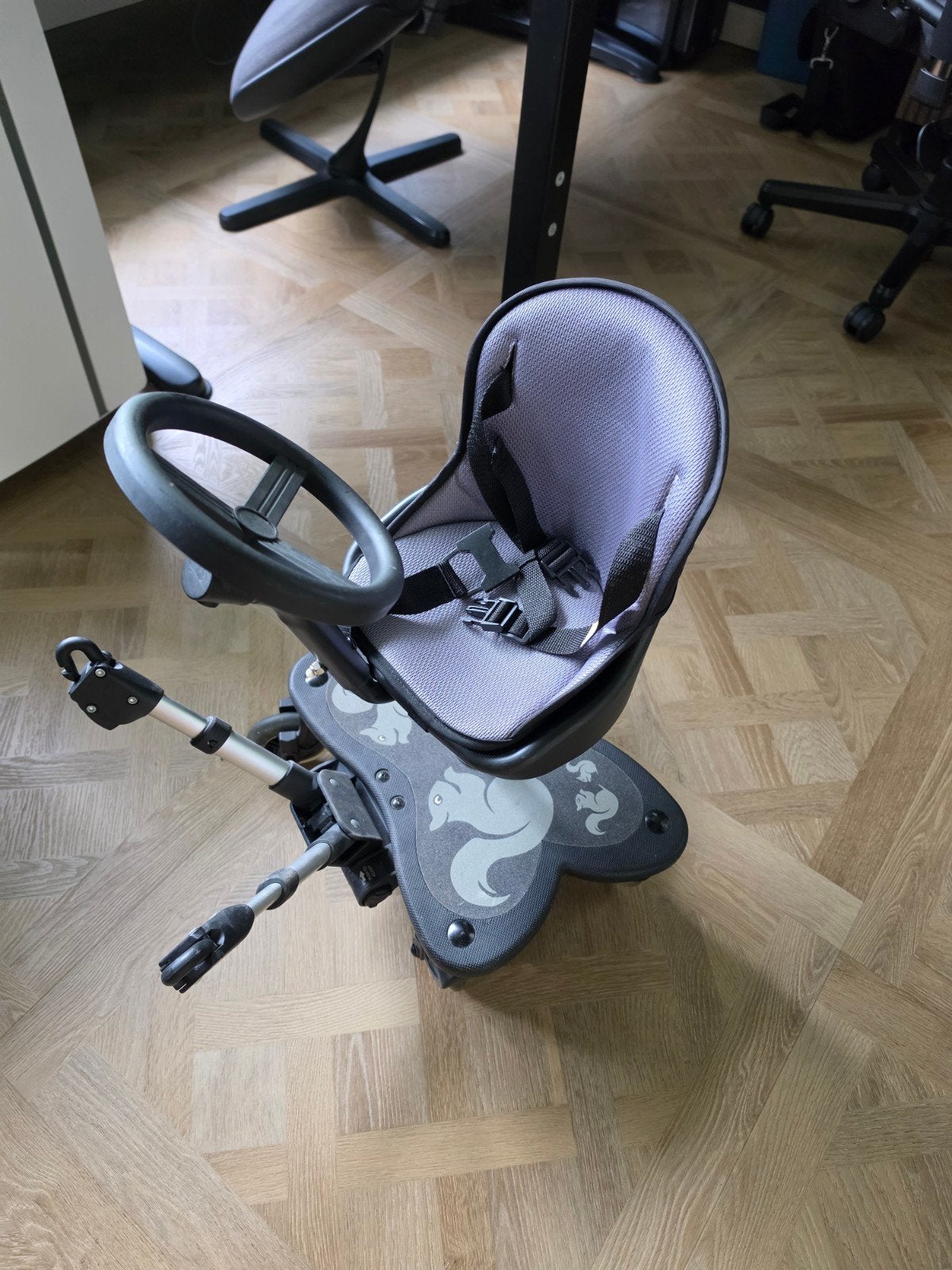 Cozy C Rider meerijdplankje met zitje en stuur, Kinderen en Baby's, Kinderwagens en Combinaties, Ophalen of Verzenden, Overige merken