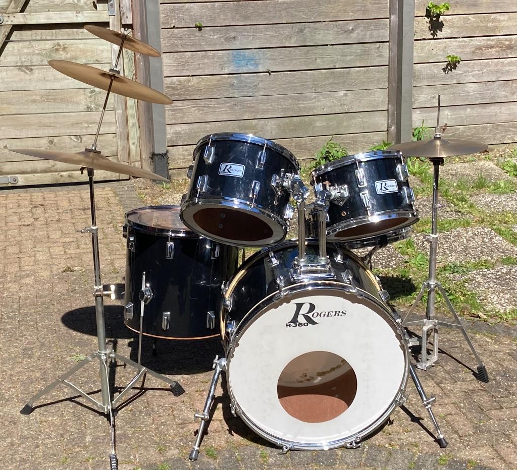 Drumstel Rogers- R360, Muziek en Instrumenten, Drumstellen en Slagwerk, Ophalen, Gebruikt, Overige merken