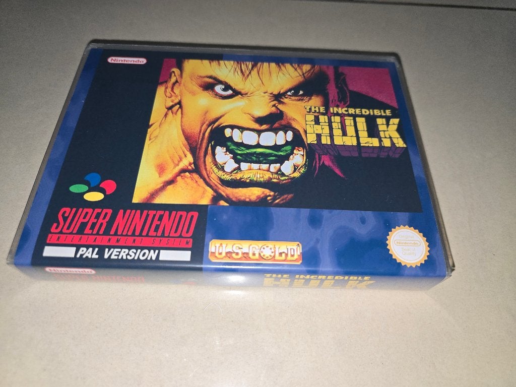The Incredible Hulk SNES Game Case, Avontuur en Actie, Verzenden, 1 speler, Zo goed als nieuw