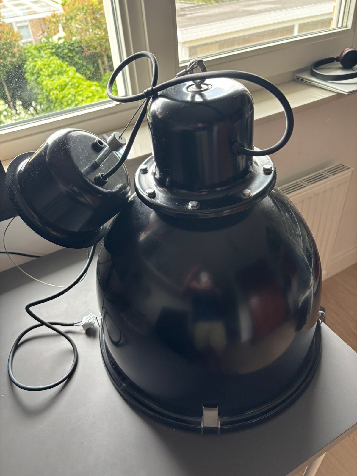 Ikea plafondlamp, Huis en Inrichting, Lampen | Hanglampen, Ophalen, Zo goed als nieuw, Metaal
