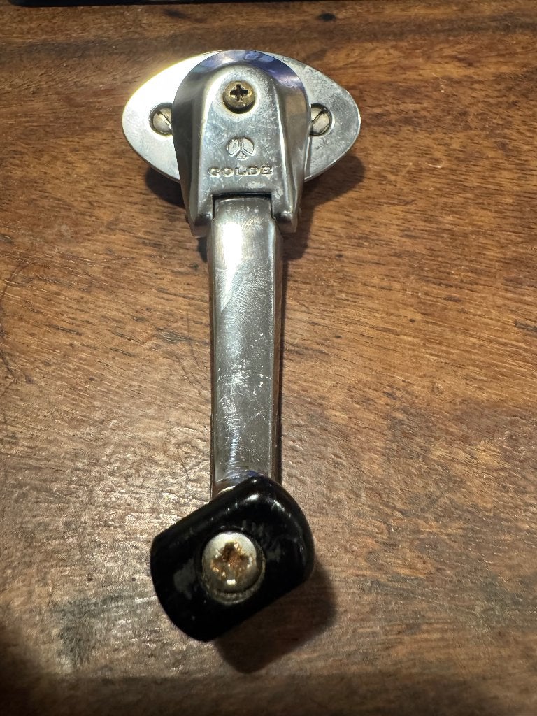 Originele GOLDE Chromen Schuifdak Zwengel tbv Volvo, Ophalen of Verzenden, Gebruikt, Volvo