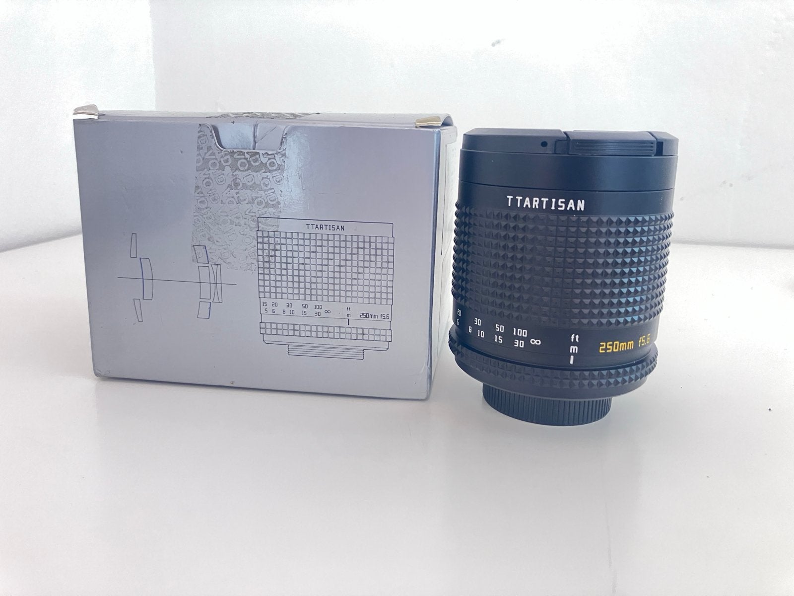 TTArtisan 250mm f5.6 spiegelreflexlens M42 met NEF adapter, Zo goed als nieuw, Handmatige focus, Overige merken, M42