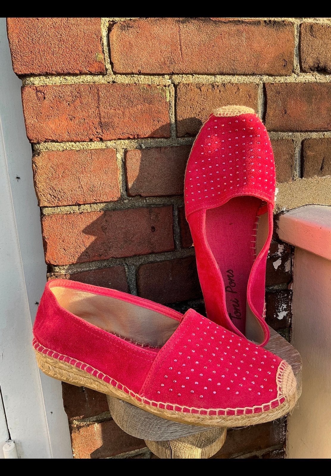 Roze espadrilles van suède, zo goed als nieuw, maat 39, glim, Ophalen of Verzenden, Zo goed als nieuw, Roze