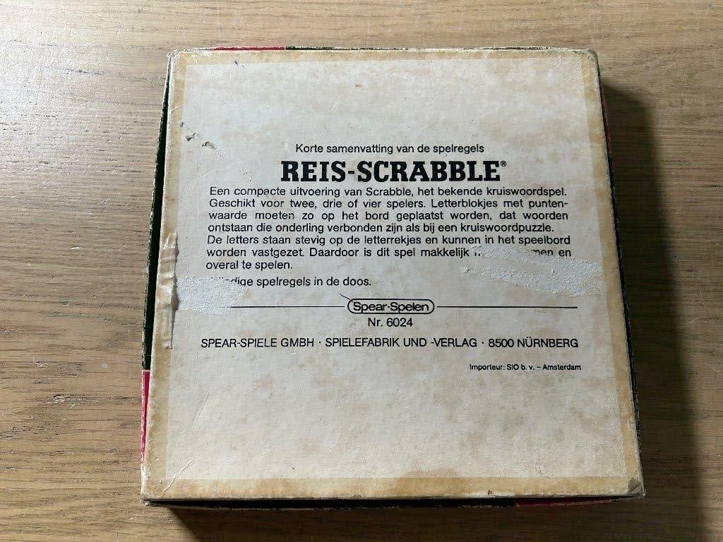Scrabble Reis Editie Bordspel (3), Ophalen of Verzenden, Gebruikt