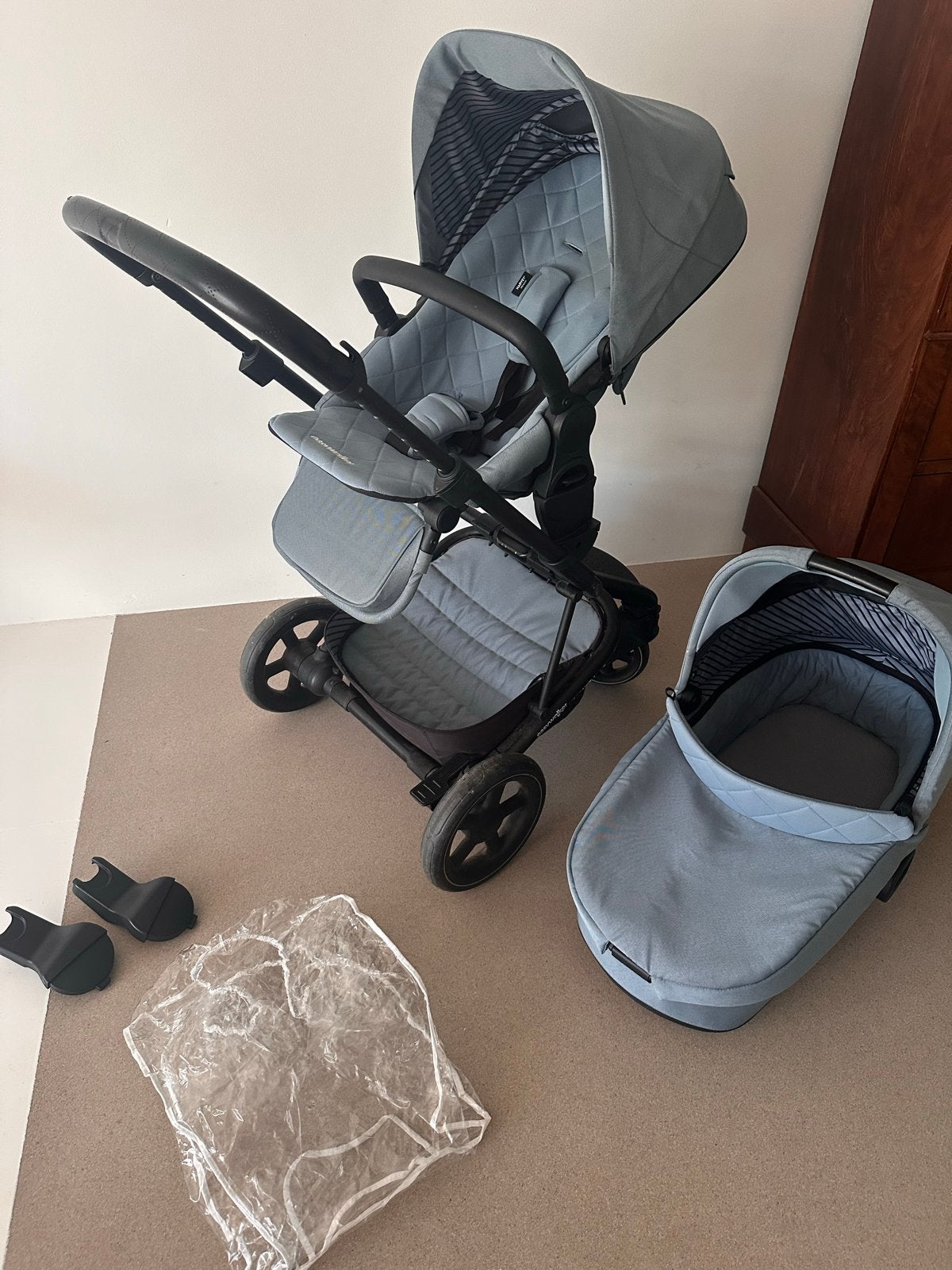 Easywalker Harvey 2 Premium kinderwagen met reiswieg, Kinderen en Baby's, Kinderwagens en Combinaties, Gebruikt, Combiwagen, Met reiswieg