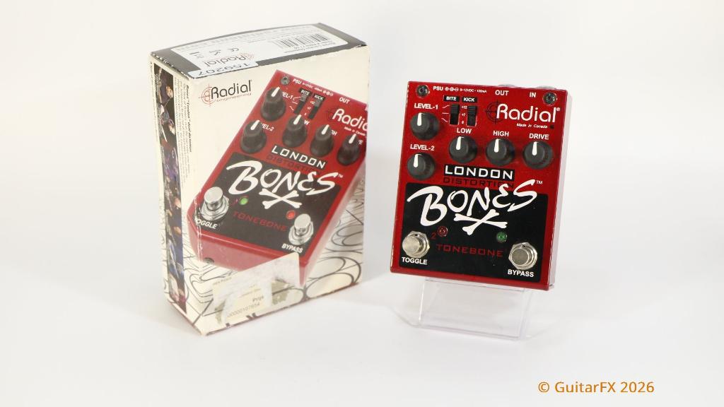 Radial Tonebone Bones London Dual Distortion (in doos), Gebruikt, -, -, Ophalen of Verzenden