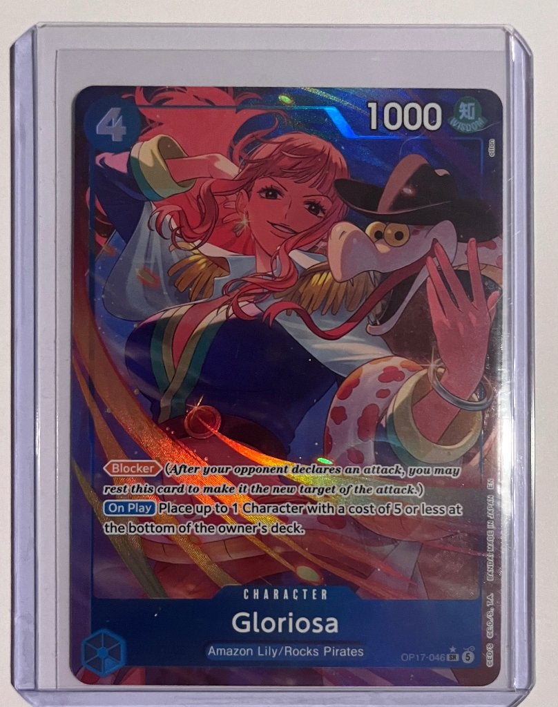 One Piece TCG - Gloriosa OP17-046 SR Alternate Art (), Hobby en Vrije tijd, Ophalen of Verzenden, Nieuw, Losse kaart, Foil
