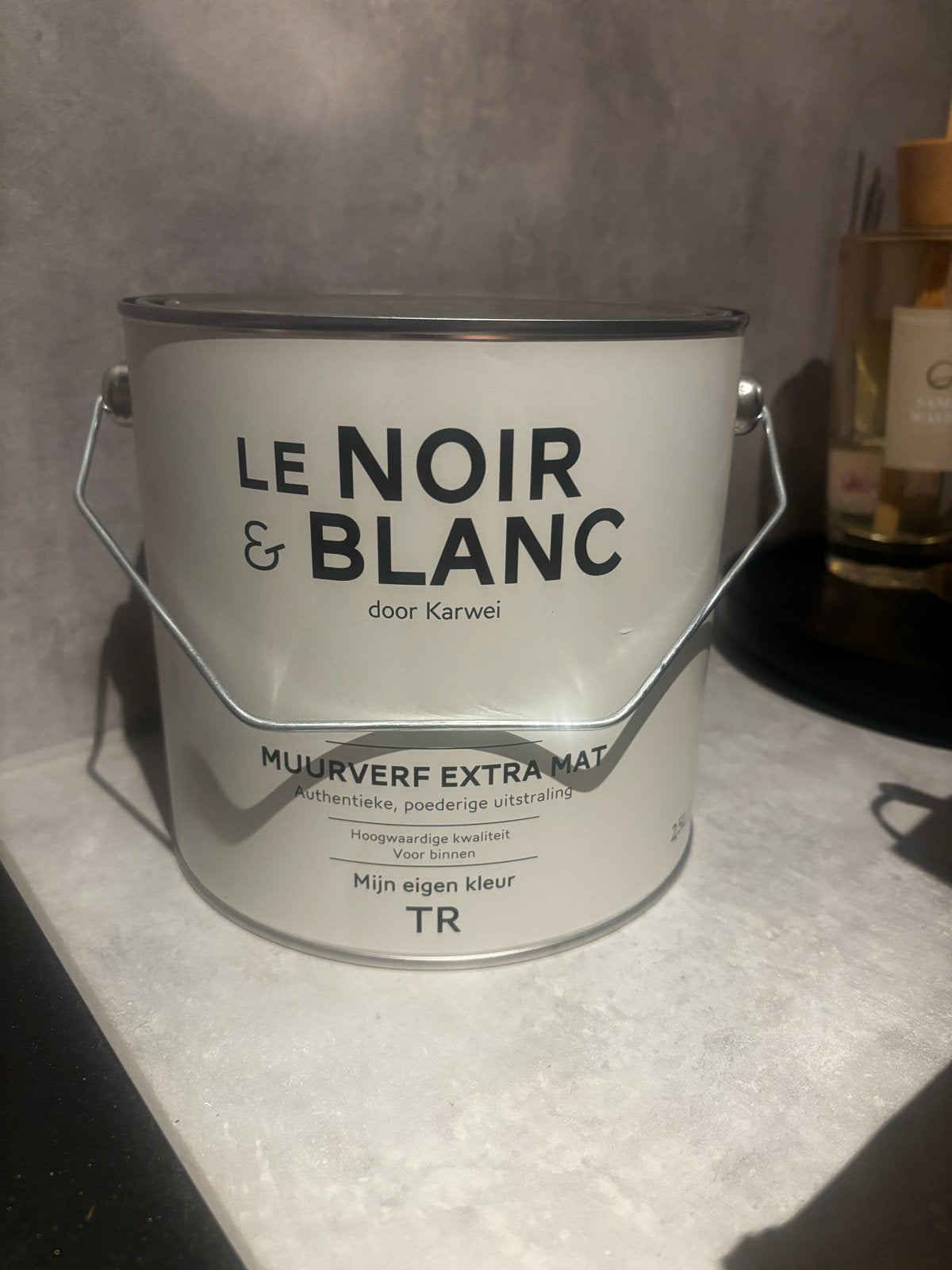 Le Noir & Blanc Muurverf Extra Mat - 2.5L Dijon Brown, Bruin, Nieuw, Ophalen of Verzenden, Verf