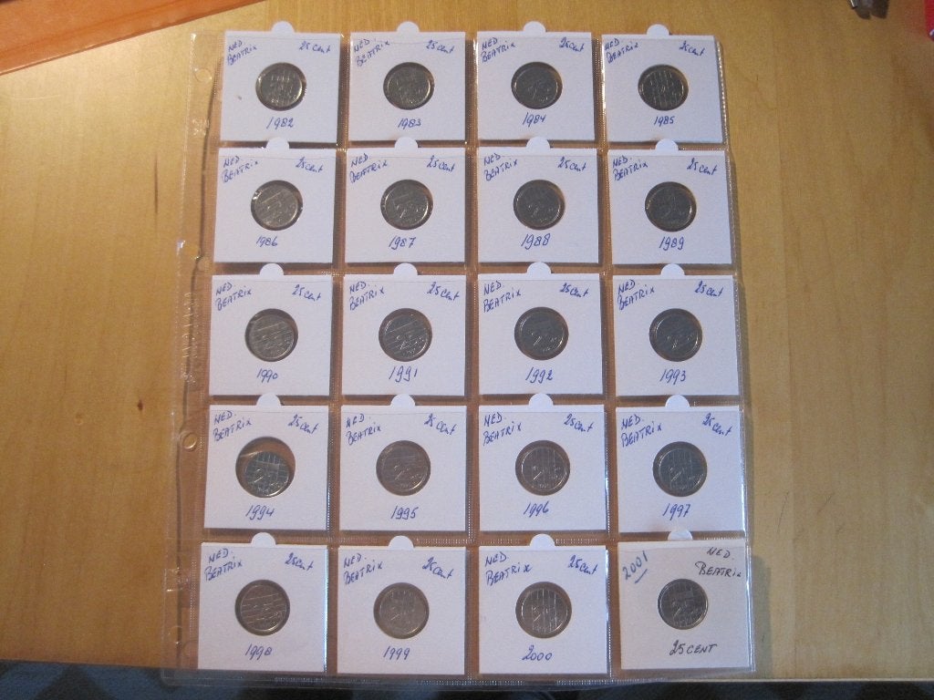 25 cent Beatrix Nederland, Verzenden, Koningin Beatrix, 25 cent, Setje