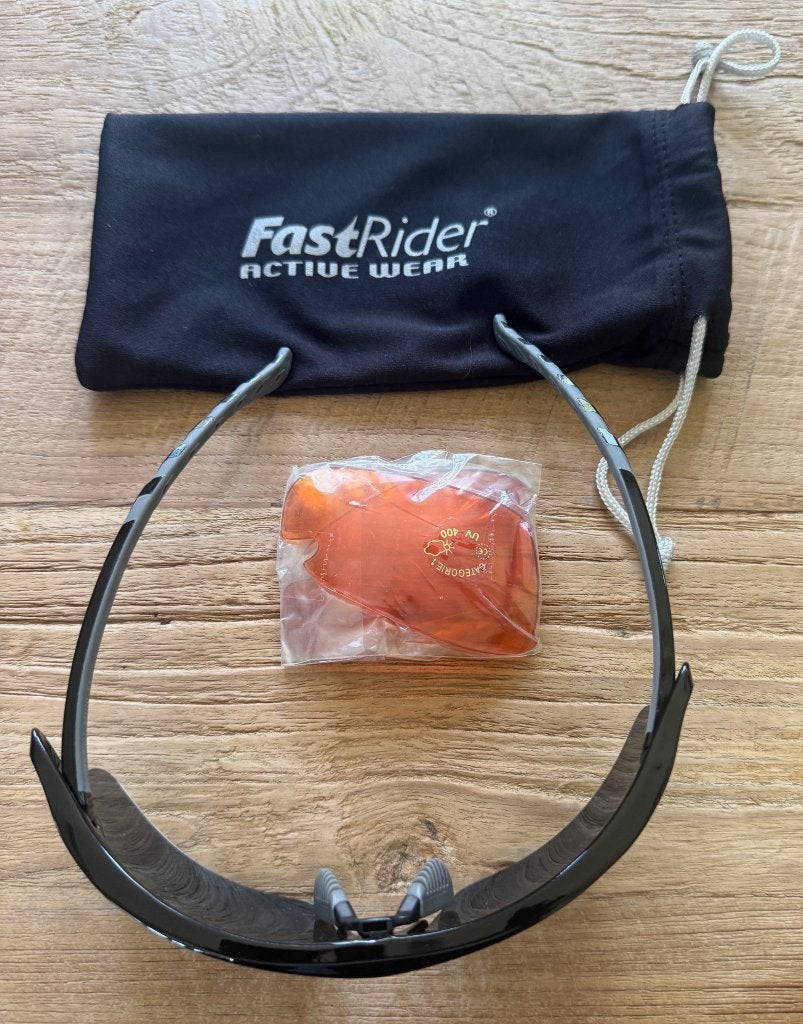 Fietsbril FastRider - plus oranje glazen, Ophalen of Verzenden, Zo goed als nieuw, Overige typen