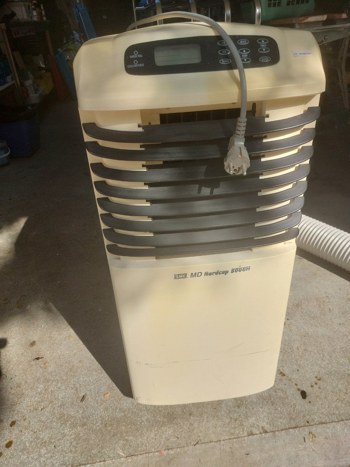 Mobiele airco SMC MD Nordcap 8000H, Ophalen, Gebruikt, Minder dan 60 m³, Timer