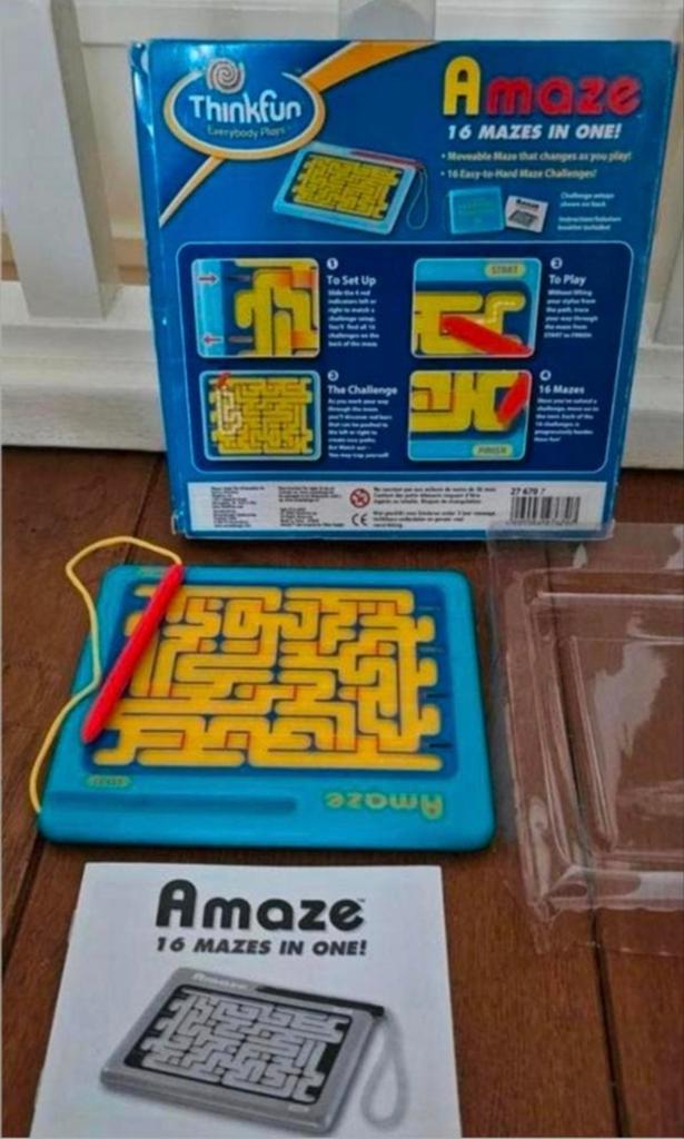 Thinkfun IQ game- A"maze"- Verzend ook!, Ophalen, Minder dan 500 stukjes