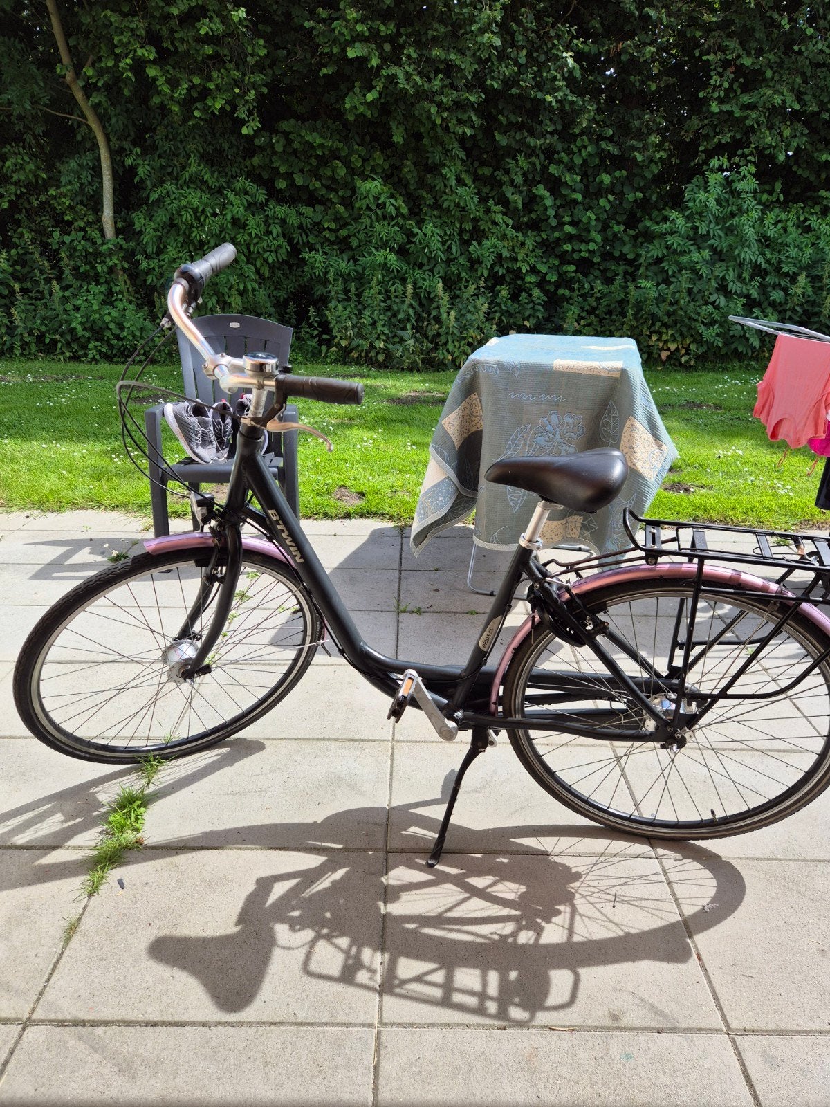B'Twin Elops 920 Damesfiets met Lage Instap, Overige merken, Gebruikt, Velgrem, Versnellingen