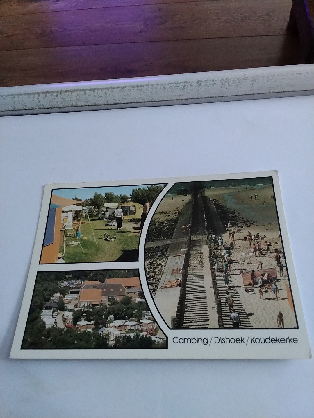 Ansichtkaart Camping Dishoek / Koudekerke - Zeeland, Ophalen of Verzenden, 1980 tot heden, Gelopen, Zeeland