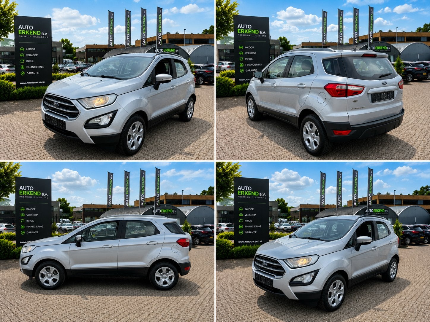Ford EcoSport 1.0 EcoBoost Automaat (bj 2019), 1263 kg, Gebruikt, Ecosport, Met garantie (alle)