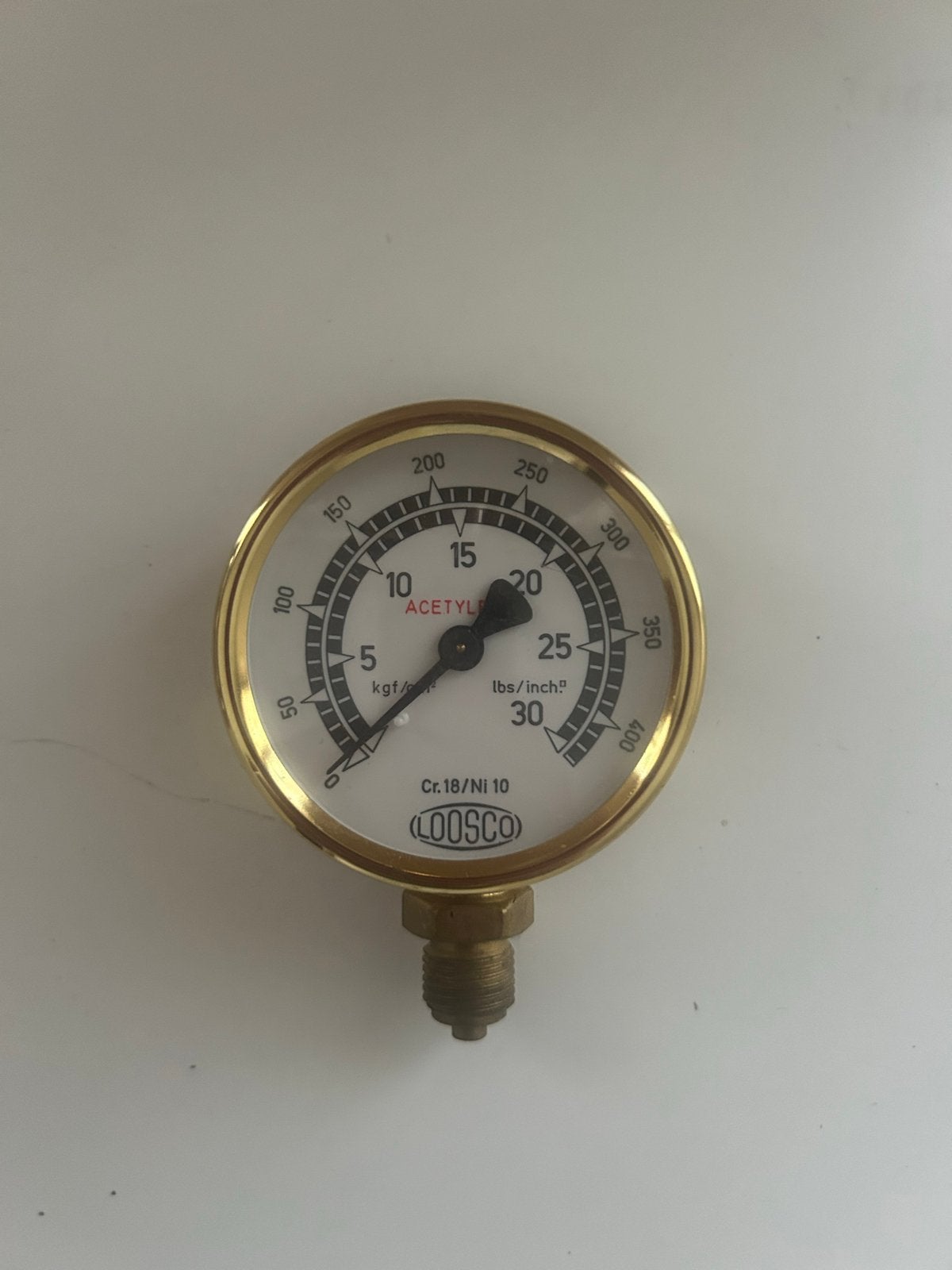 LOOSCO Acetyleen Drukregelaar Manometer, Doe-het-zelf en Verbouw, Ophalen, Gebruikt, Druk