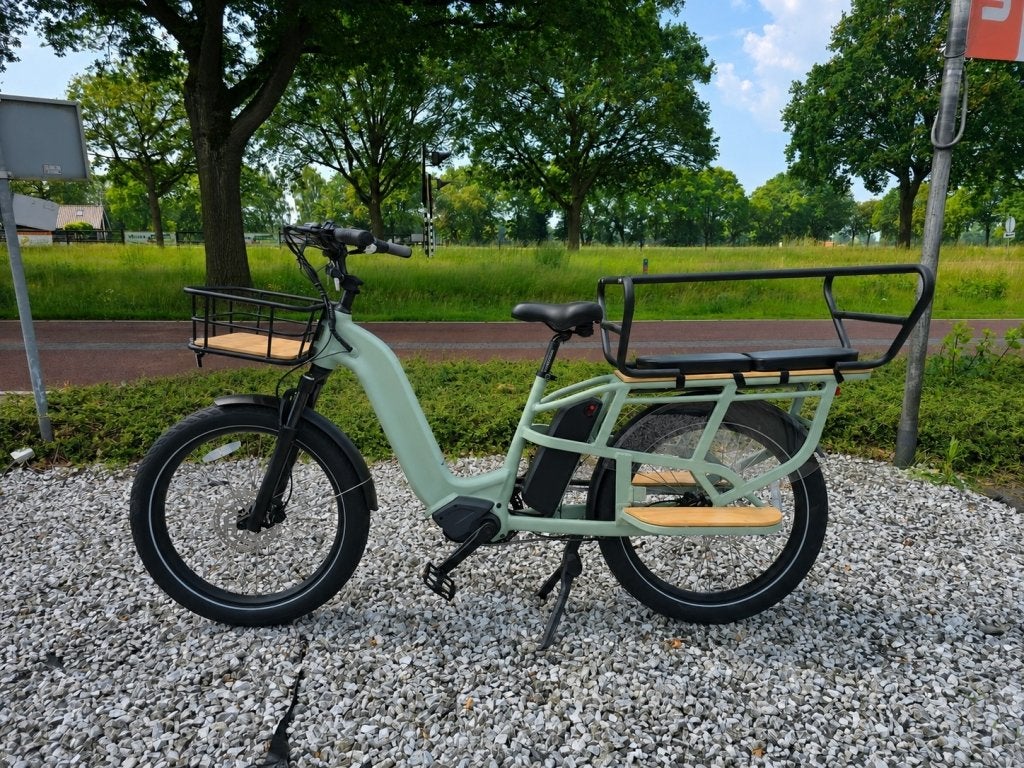 Foto 2 van Longtail Ebike elektrische fiets cargobike duofiets