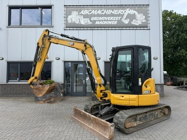 CAT 305E-2cr 1600uur 5T Minigraver Midikraan SLP/SRT AC NWST, Ophalen of Verzenden, Graafmachine