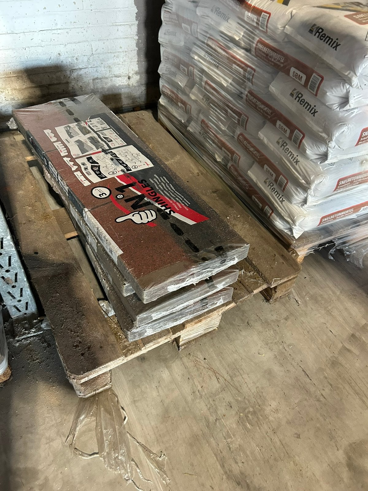 Nieuwe dakshingles - Bitumen dakbedekking rood, Ophalen, Overige materialen, Zwart, Nieuw