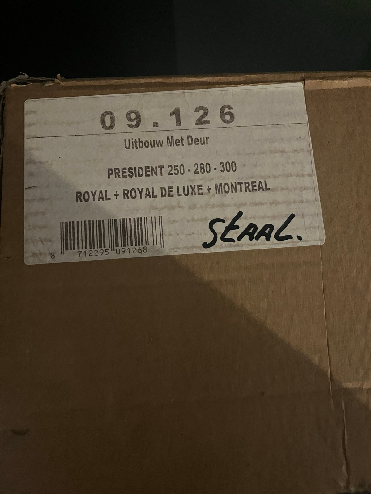 nieuwe Dorema president, royal of montreal uitbouw met deur, Ophalen of Verzenden, Nieuw