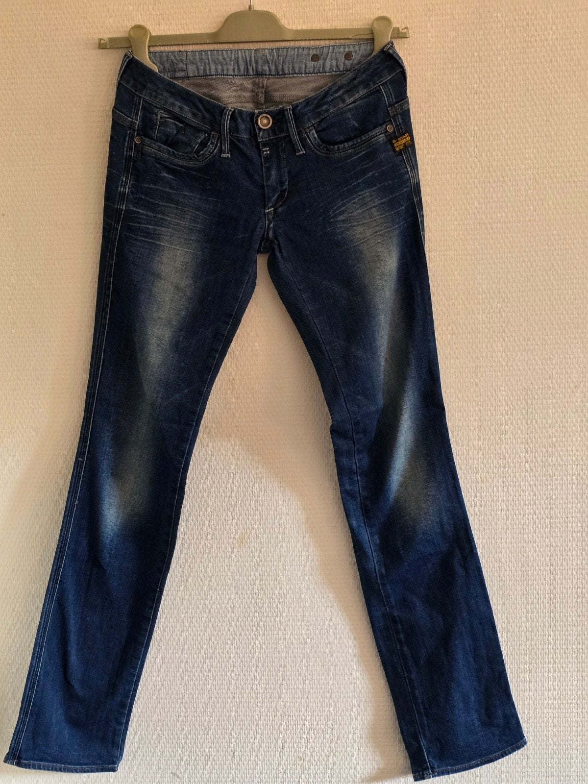 G-Star Raw Midge Dover Straight WMN Jeans W27 L32, Blauw, Ophalen of Verzenden, W27 (confectie 34) of kleiner, G-Star Raw