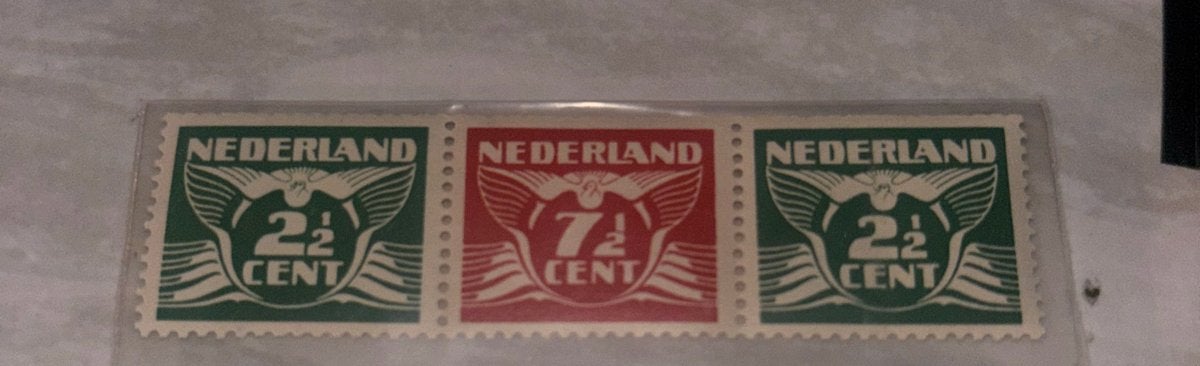 Nederlandse postzegels - 2,5 cent en 7,5 cent, Postzegels en Munten, Ophalen of Verzenden, T/m 1940, Gestempeld