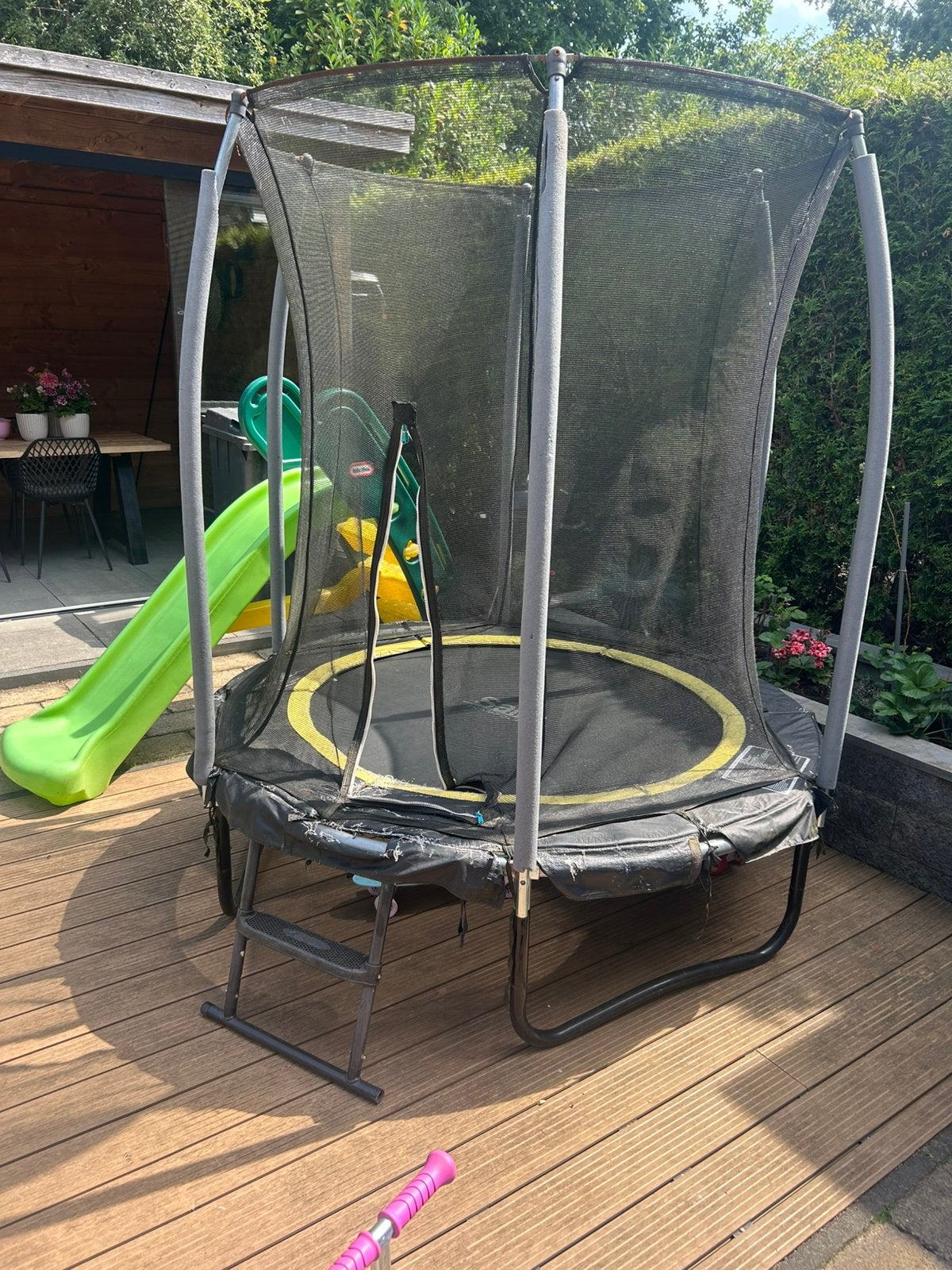 Salta Trampoline met veiligheidsnet, Ophalen, Gebruikt