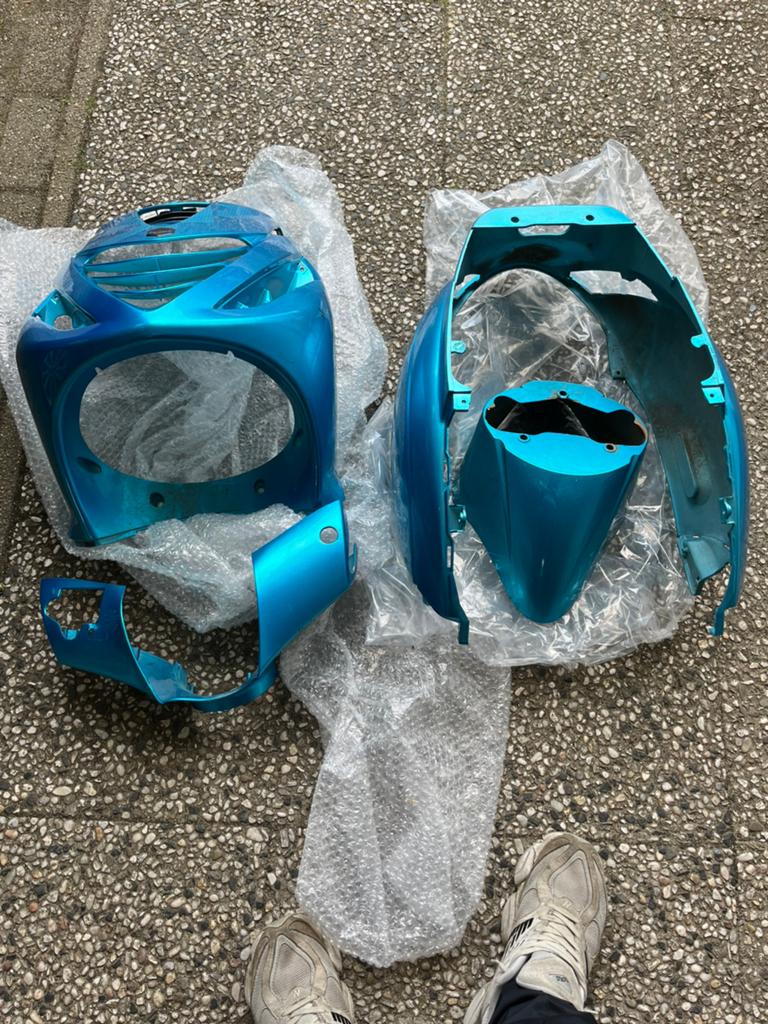 Paggio zip candy blue sp kappenset, Ophalen of Verzenden, Gebruikt, Kap, Piaggio