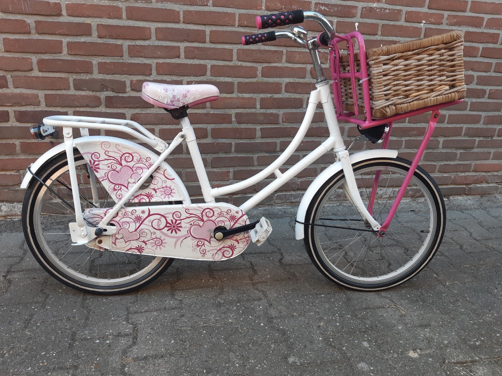 mooie  roze fiets goed onder houden 20inh, Ophalen, 16 inch