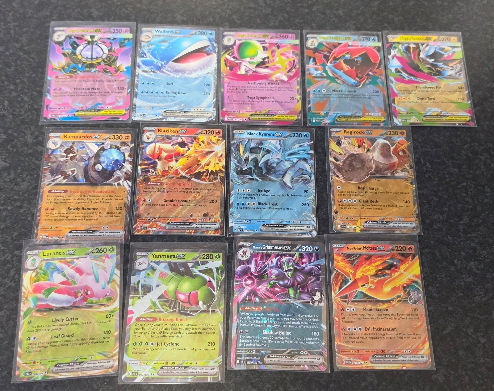 13 EX pokemon kaartjes verschillende sets, Ophalen of Verzenden, Zo goed als nieuw