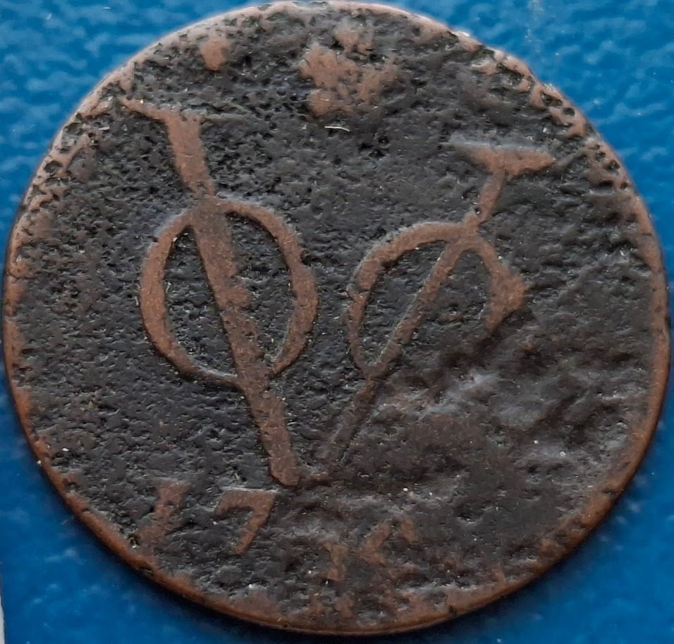 1 Duit 1752 ? Holland VOC, Postzegels en Munten, Verzenden, Vóór koninkrijk, Overige waardes, Losse munt
