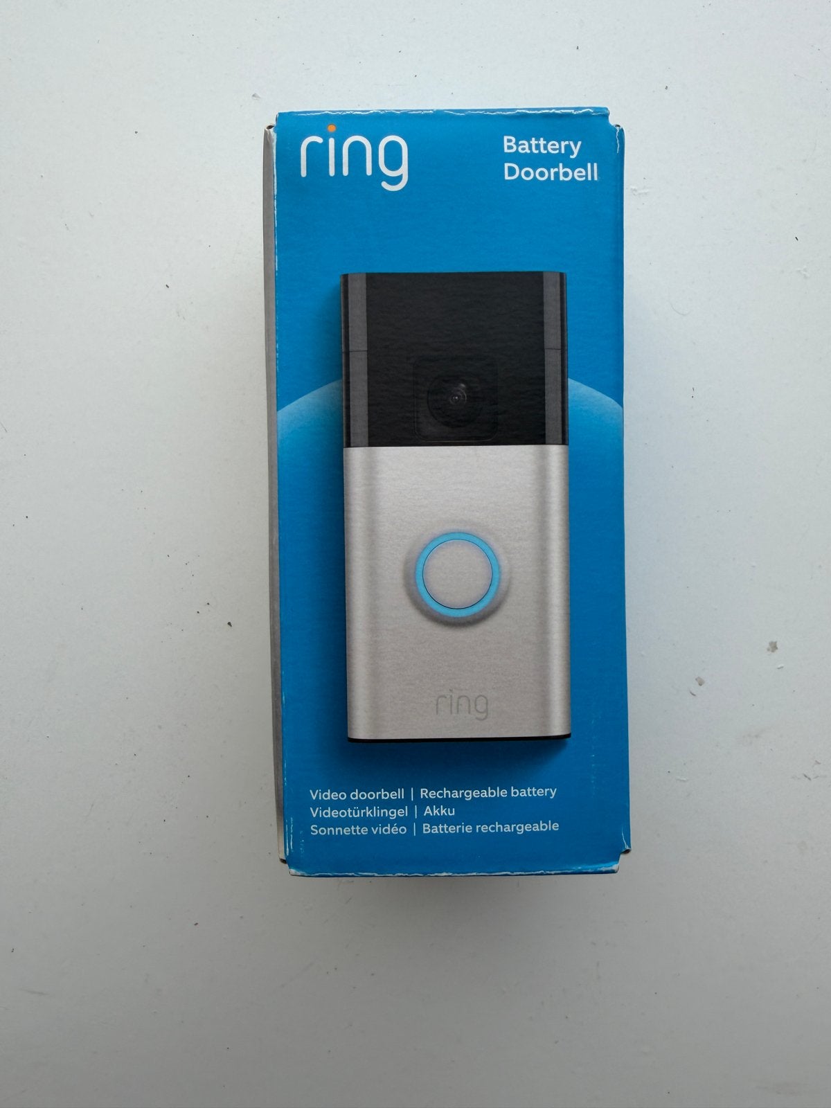 Ring Battery Doorbell - Nieuw in doos, Ophalen of Verzenden, Bewegingsdetectiesensor, Nieuw, Draadloos