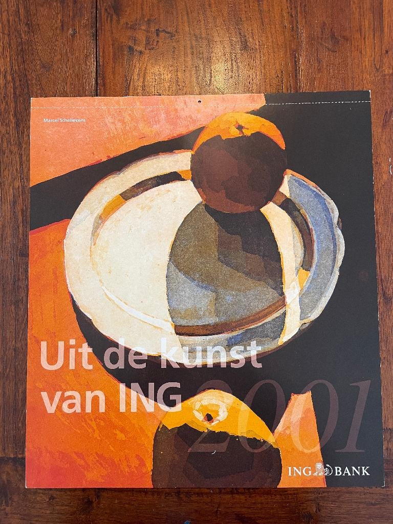 Kunstkalender ING 2001, reproducties Marcel Schellekens, Diversen, Kalenders, Ophalen of Verzenden, Maandkalender, Nieuw