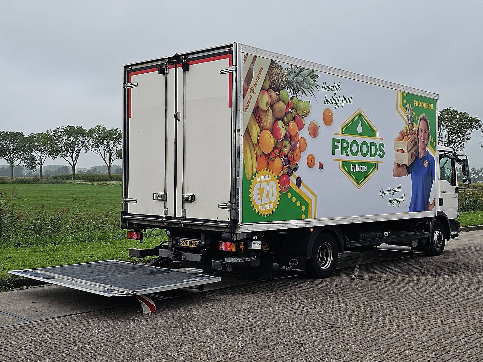 M.A.N. 12.220 TGL koelwagen carrier, Auto's, Automaat, MAN, Wit, 14 km/l