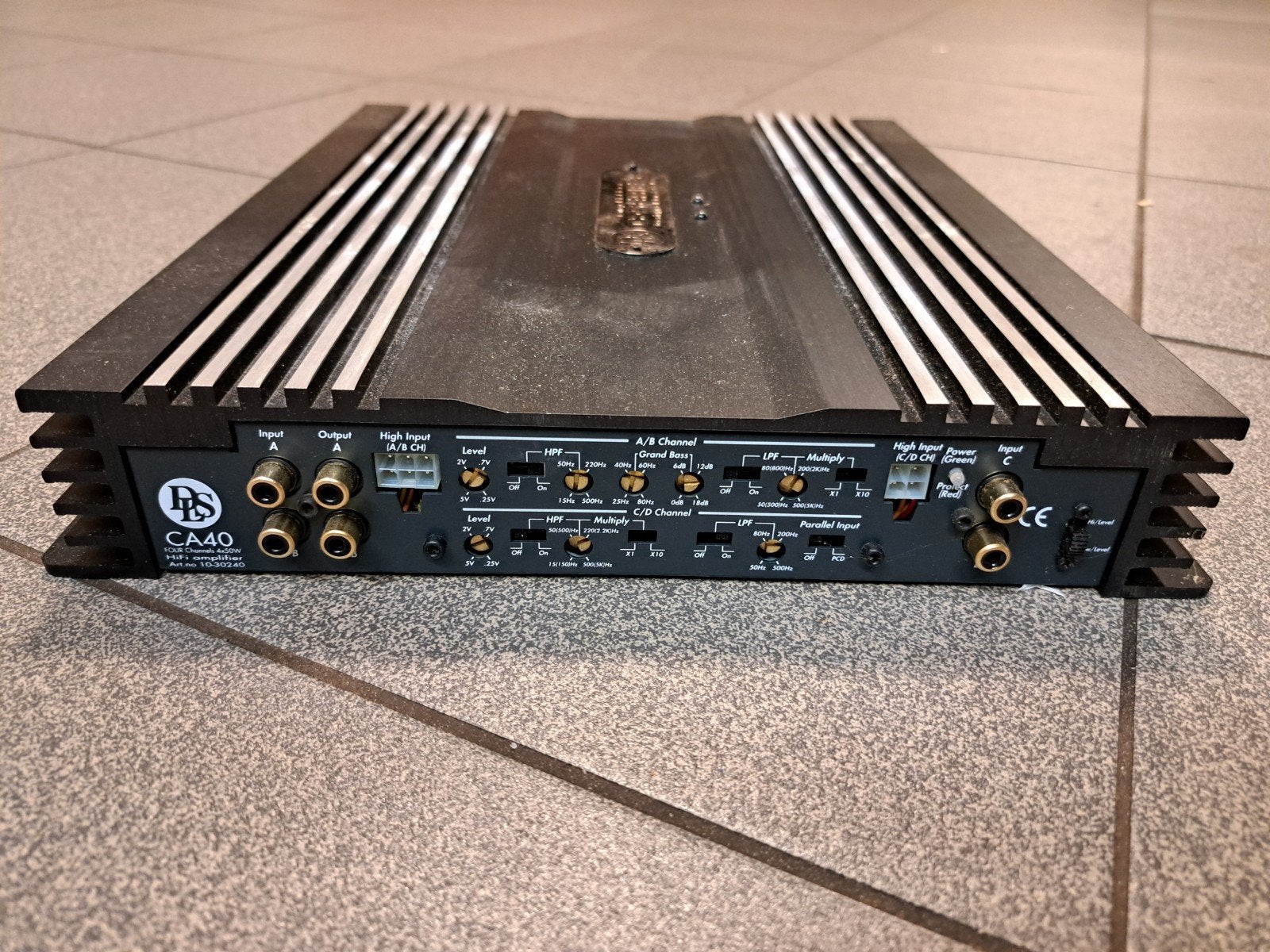DLS CA40 4-kanaals versterker, Overige merken, Ophalen of Verzenden, 60 tot 120 watt, Gebruikt