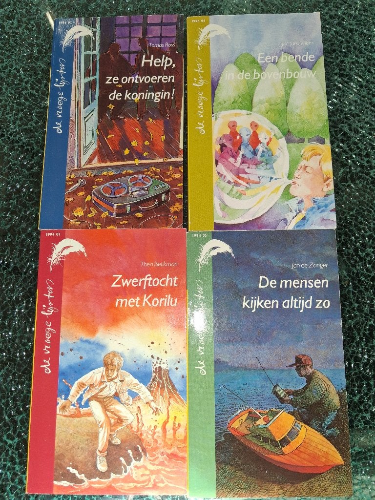 De Vroege Lijsters - 4 jeugdboeken (1994), Boeken, Gelezen, Fictie algemeen, Diverse auteurs, Ophalen of Verzenden
