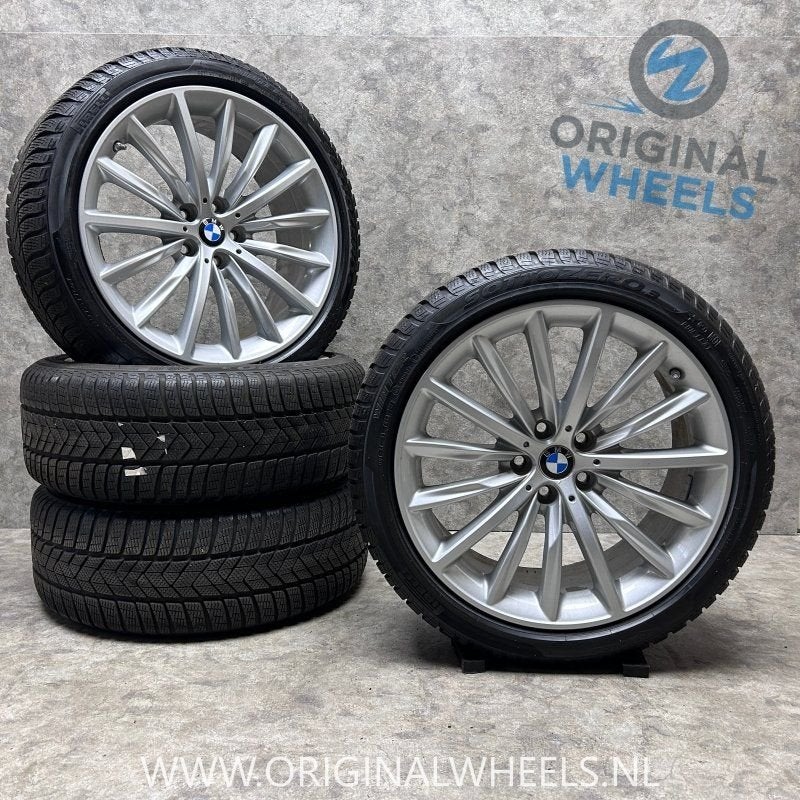 19 inch originele velgen + winterbanden BMW 5 serie G30 G31, 19 inch, -, -, Banden en Velgen